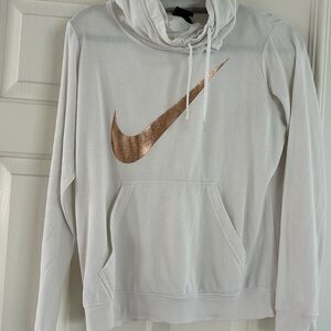 Cowl neck Nike hoodie.